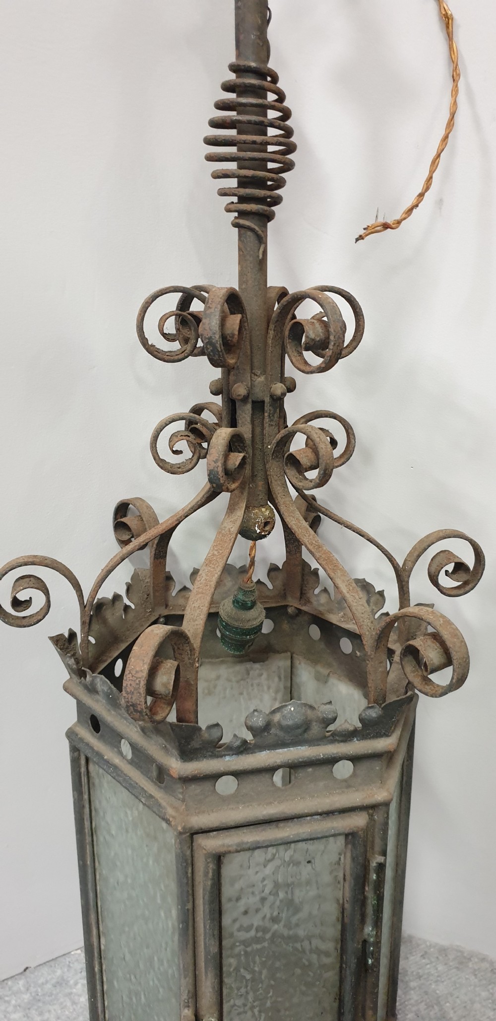 Early Wrought Iron Lantern  View II