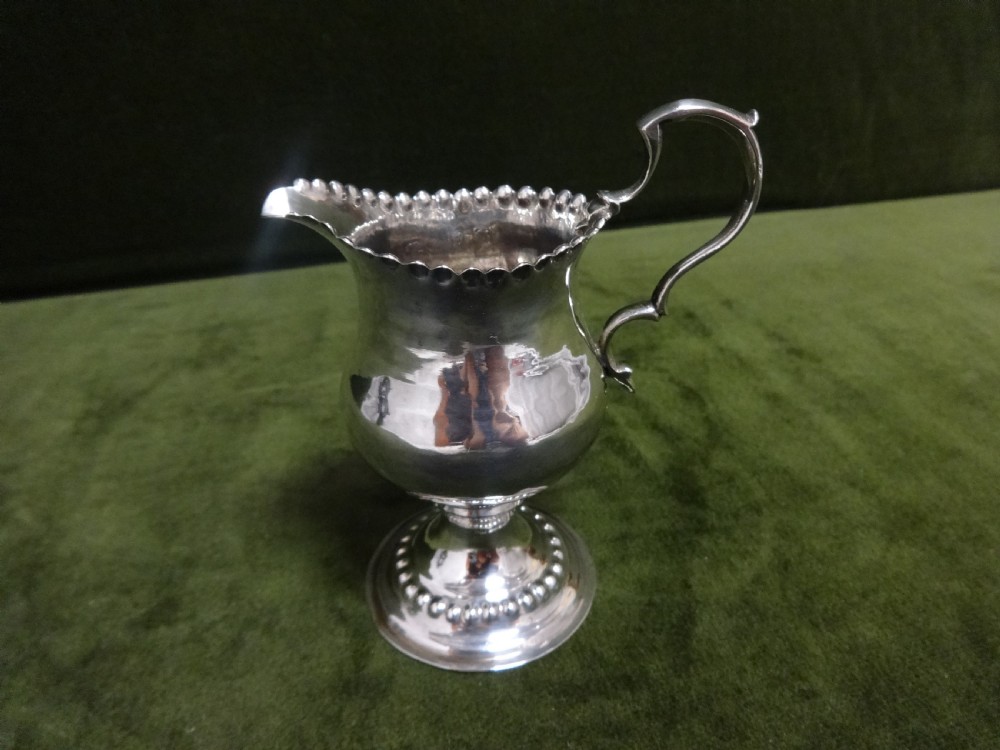 Very Nice Silver Cream Jug London 1757 View VI