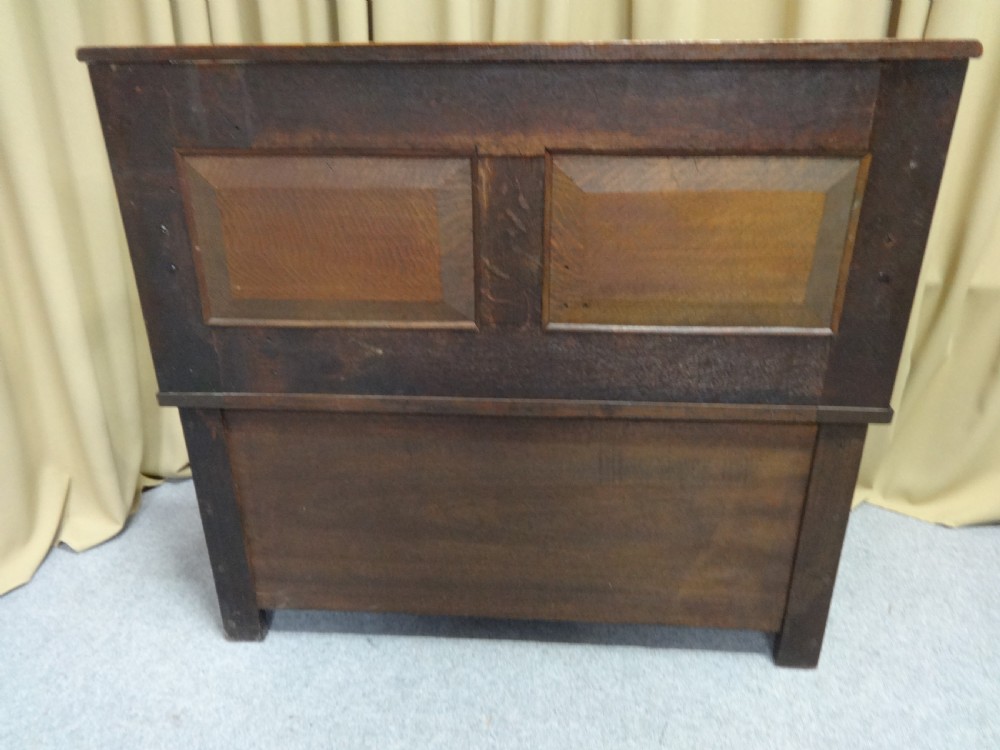 Excellent Quality Oak Monks Bench Settle View VIII