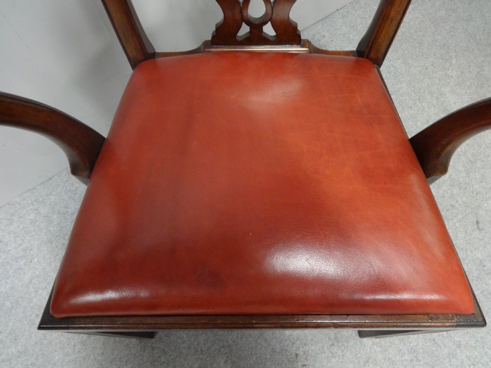 Georgian Mahogany Desk Chair View X