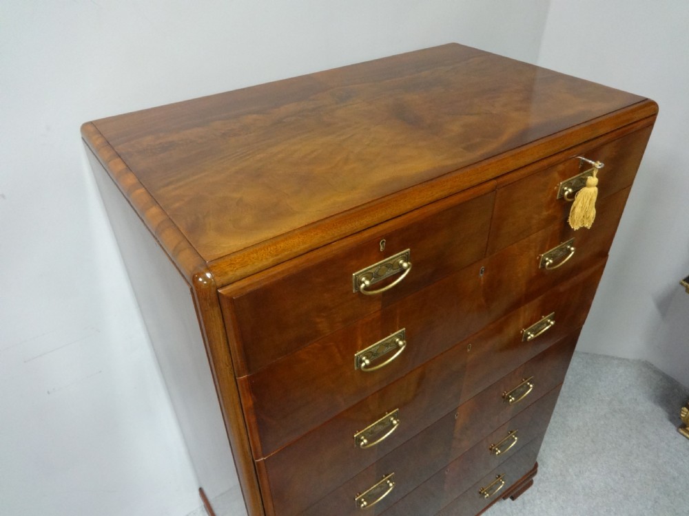 Top Quality Art Deco Mahogany  Chest of Drawers View XIII
