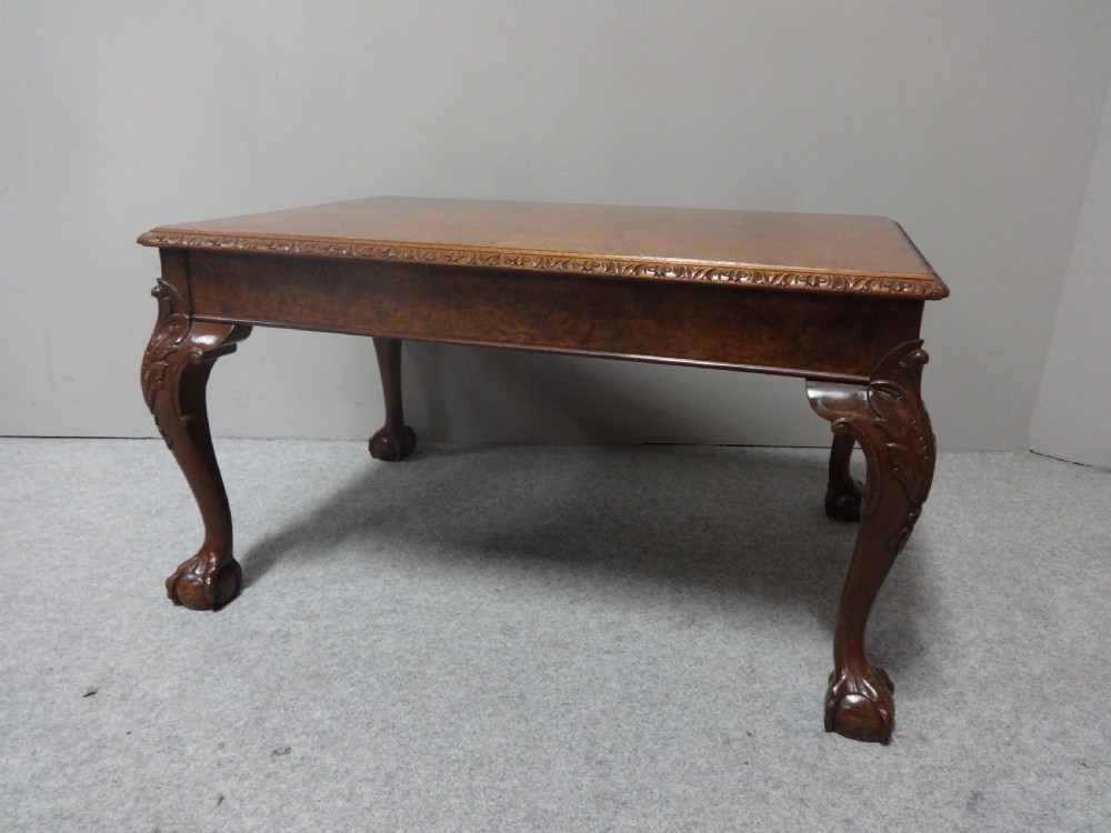 Very Nice Burr Walnut Coffee Table View II
