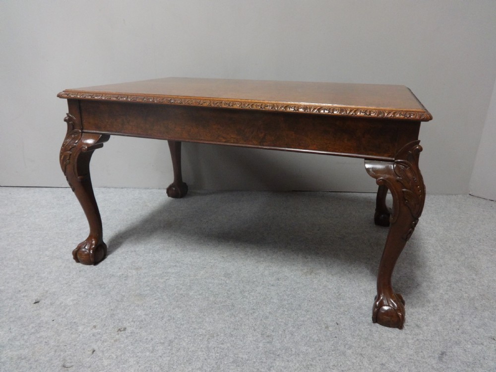 Very Nice Burr Walnut Coffee Table View III