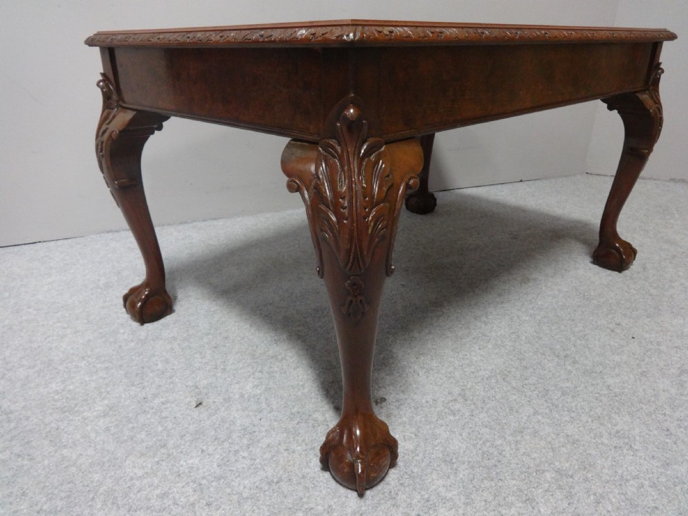 Very Nice Burr Walnut Coffee Table View VII