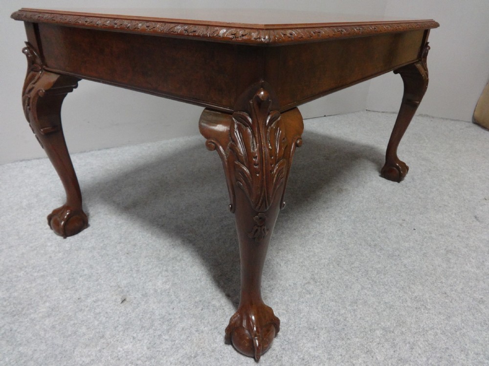 Very Nice Burr Walnut Coffee Table View VIII