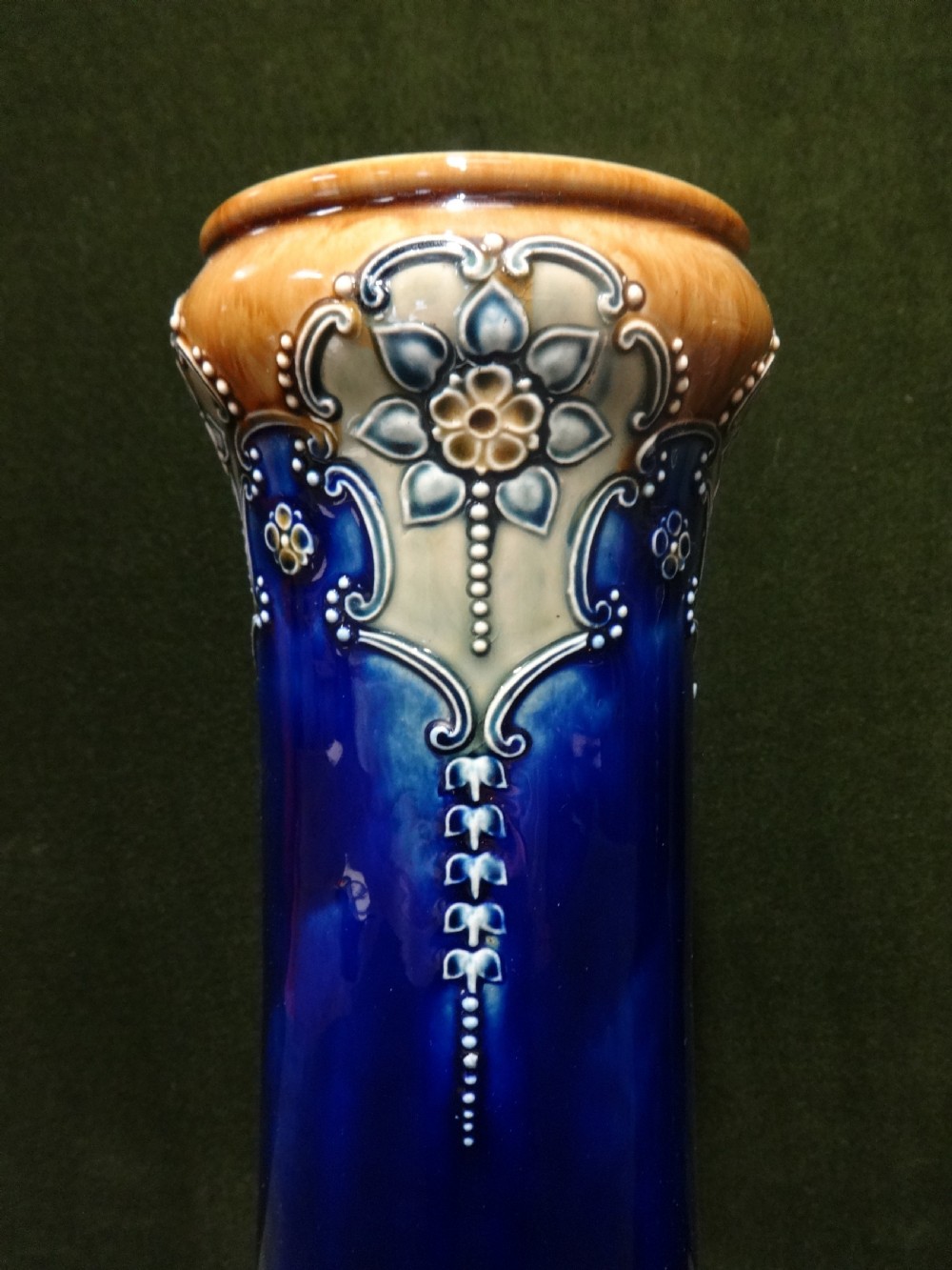 Pair of Royal Doulton Art Noveau Vases by Annie Partridge View II