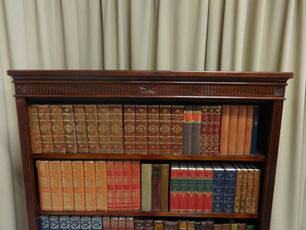 Top Quality Victorian Mahogany Open Bookcase View II