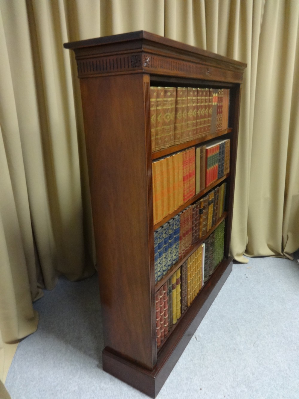 Top Quality Victorian Mahogany Open Bookcase View IV
