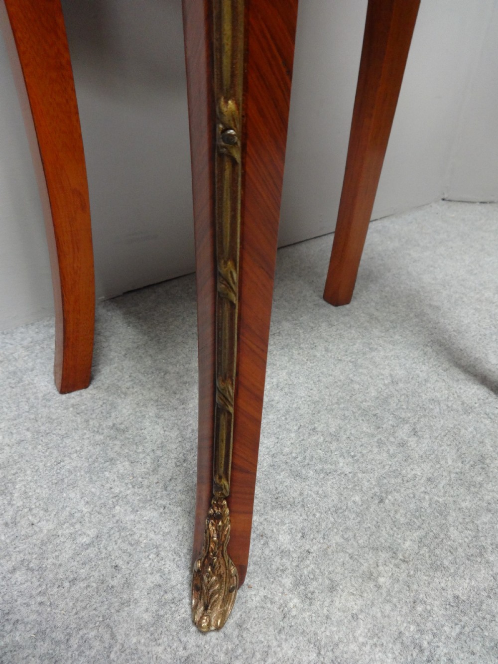 Very Nice Pair French Tulipwood Bedside Lamp Chest of Drawers View V