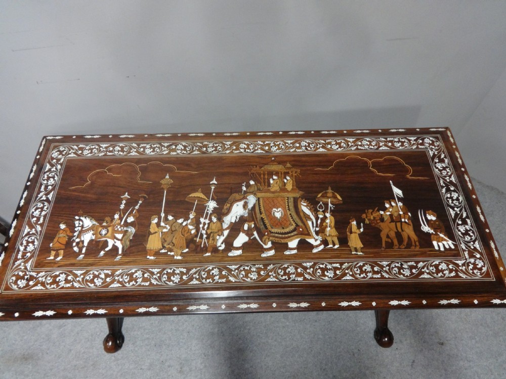 Outstanding Colonial Rosewood Coffee Table View IV