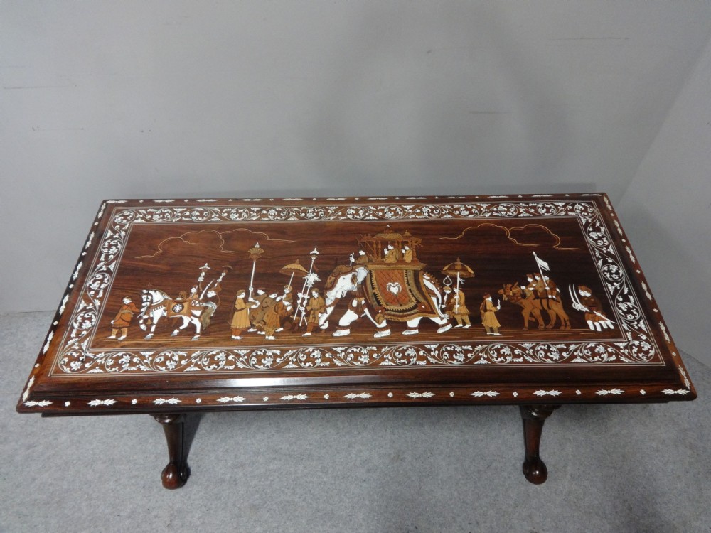Outstanding Colonial Rosewood Coffee Table View VI