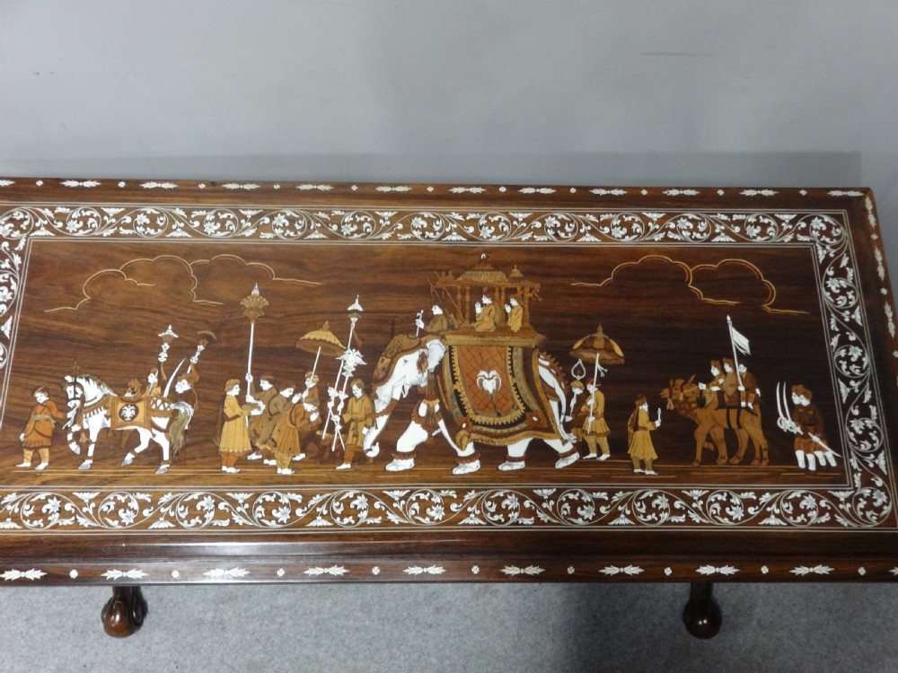 Outstanding Colonial Rosewood Coffee Table View VII