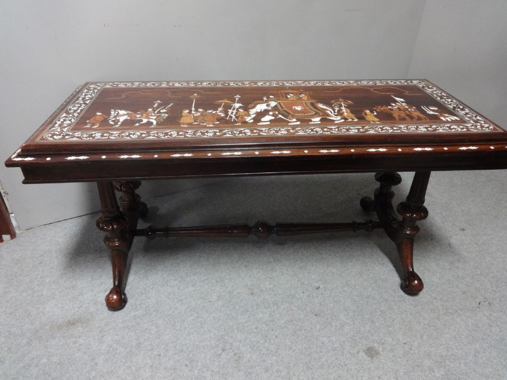 Outstanding Colonial Rosewood Coffee Table View VIII