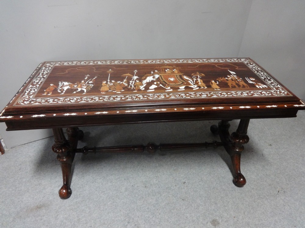Outstanding Colonial Rosewood Coffee Table View IX