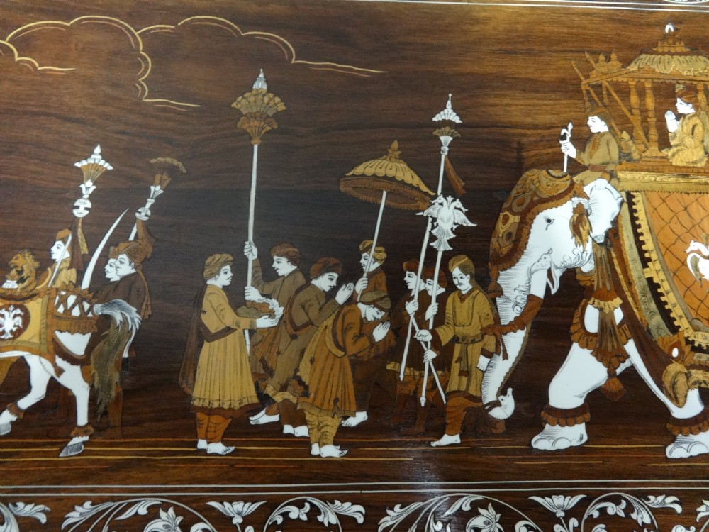 Outstanding Colonial Rosewood Coffee Table View XII