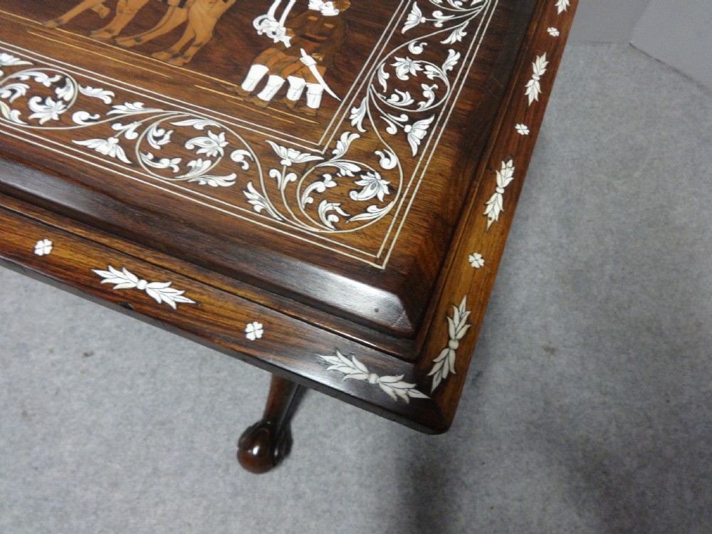 Outstanding Colonial Rosewood Coffee Table View XV