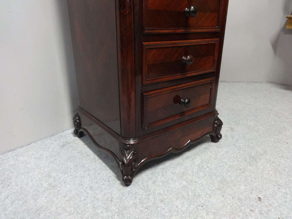 Pretty Freestanding French Rosewood Chest of Drawers View IX