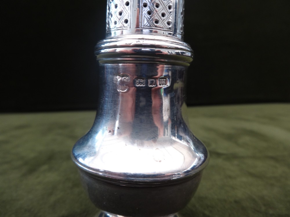 Silver Hallmarked Pepper George Burrows View III