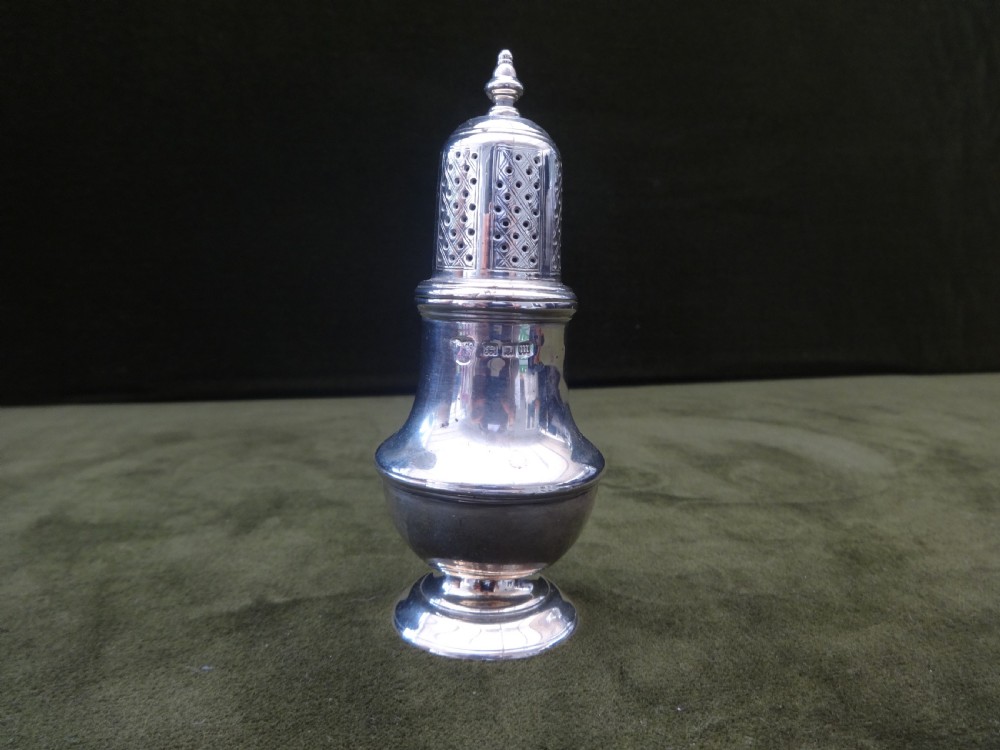Silver Hallmarked Pepper George Burrows View IV