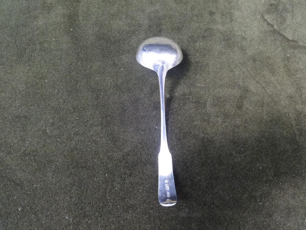 Silver Sauce Ladle Edinburgh 1814 View II