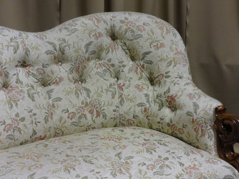Wonderful Walnut Serpentine Sofa View III