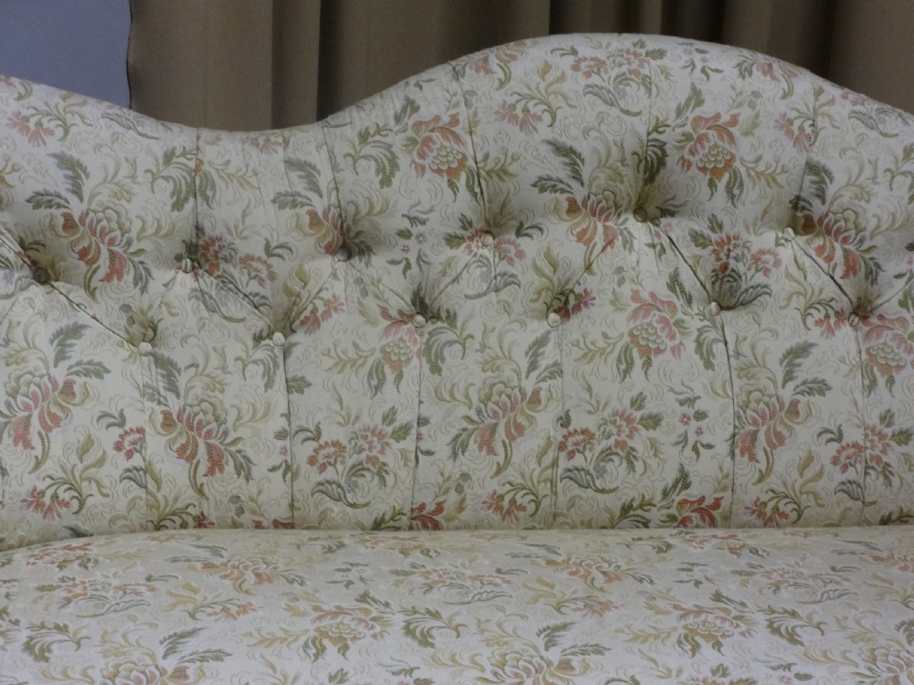 Wonderful Walnut Serpentine Sofa View IV