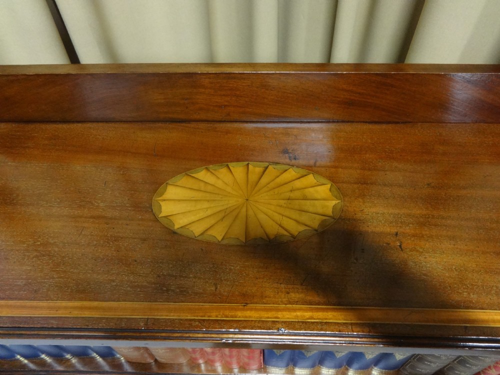 Victorian Inlaid Adjustable Open Bookcase View VII