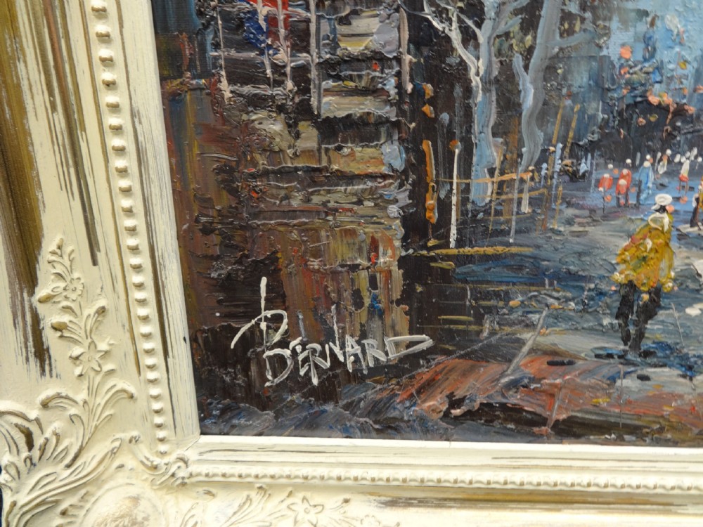 Good Oil on Canvas of a French Street View II