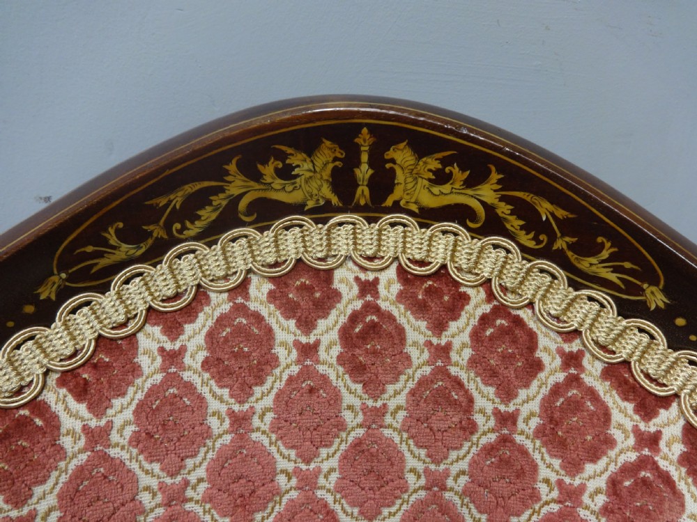 Outstanding Mahogany Chair Inlaid with Bone View III