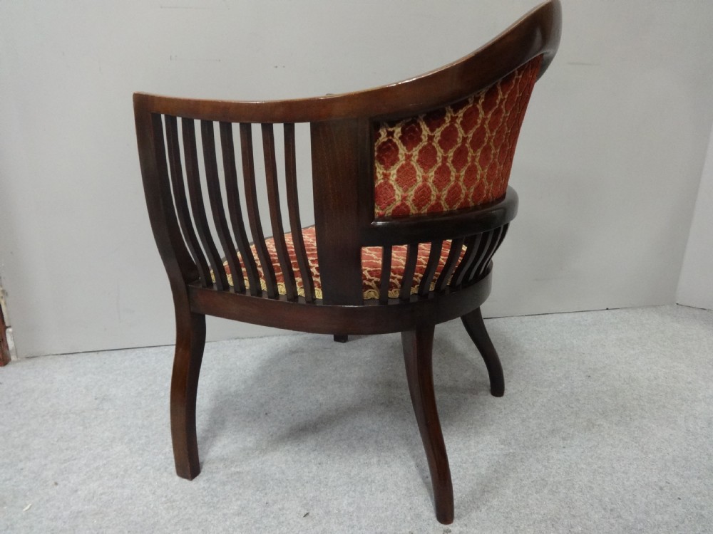 Outstanding Mahogany Chair Inlaid with Bone View V