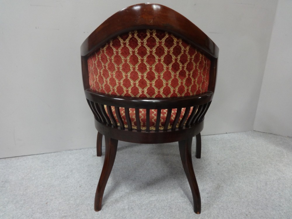 Outstanding Mahogany Chair Inlaid with Bone View VI