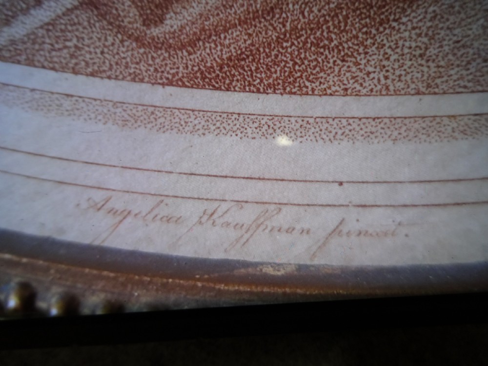 Regency Engraving by Angelica Kauffman View III