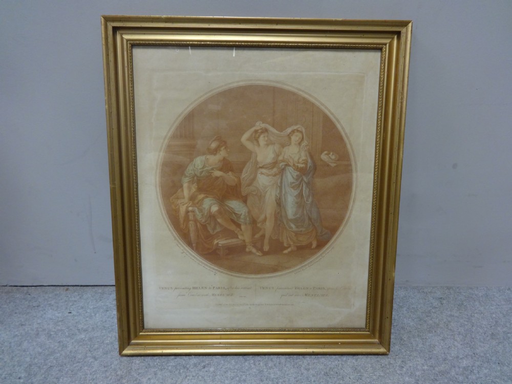 Regency Engraving by Angelica Kauffman