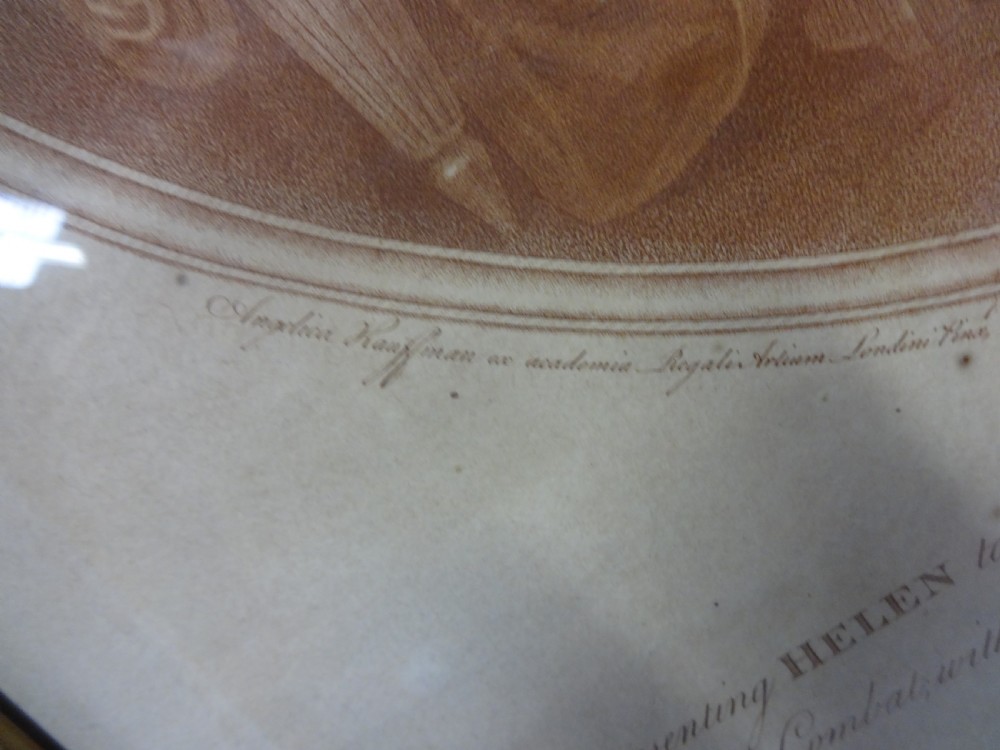 Regency Engraving by Angelica Kauffman View IV