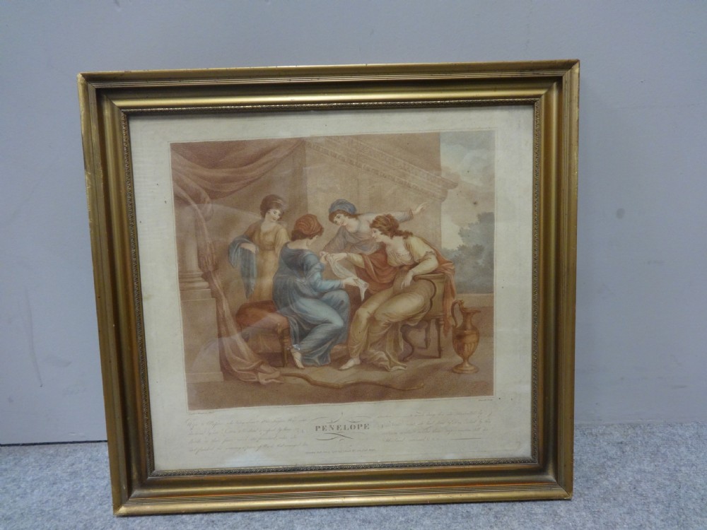 Regency engraving by Angelica Kauffman