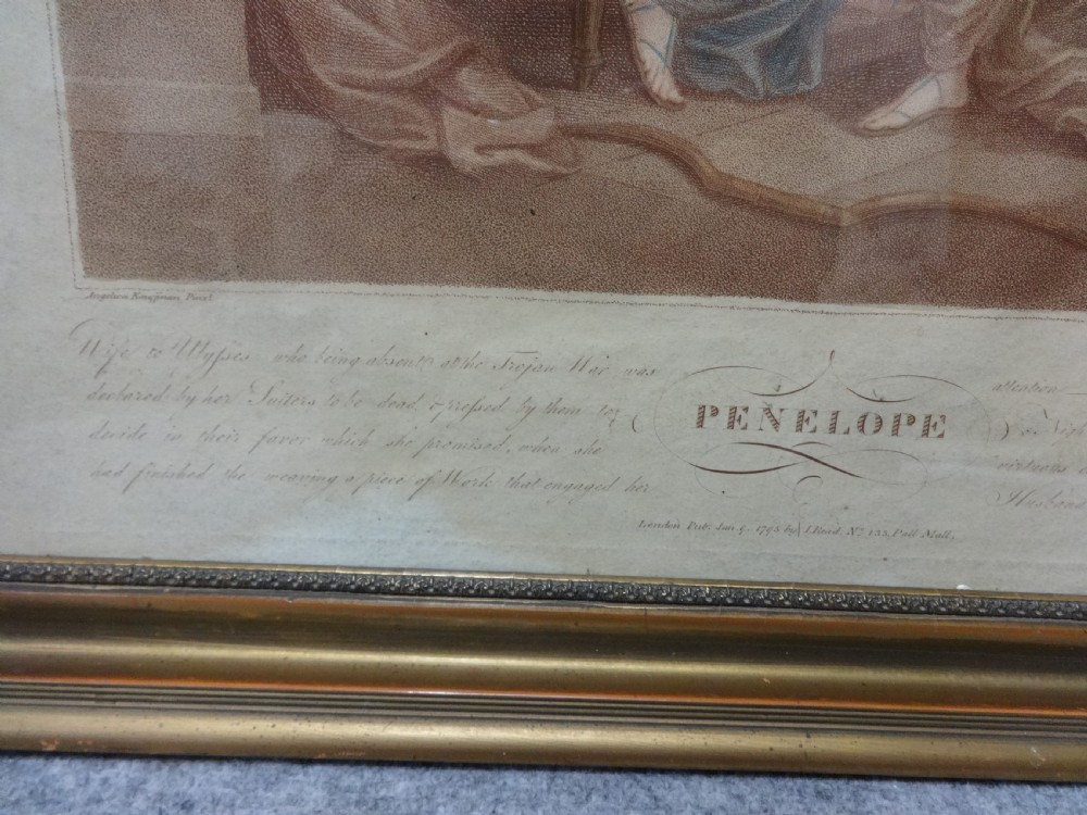 Regency engraving by Angelica Kauffman View IV
