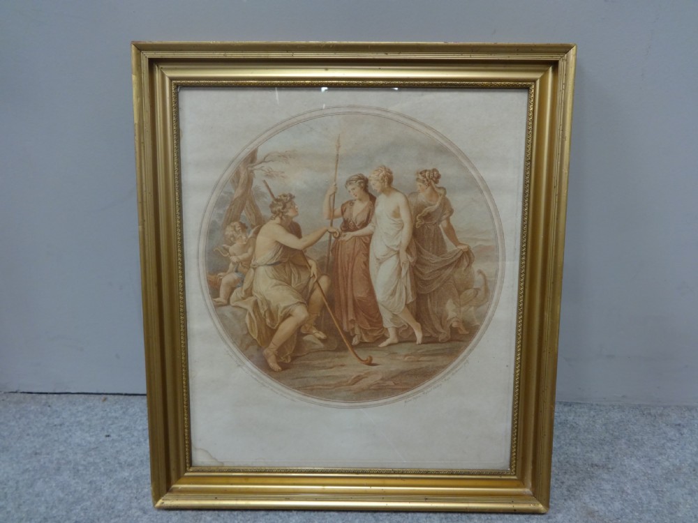 Regency Engraving by Angelica Kauffman