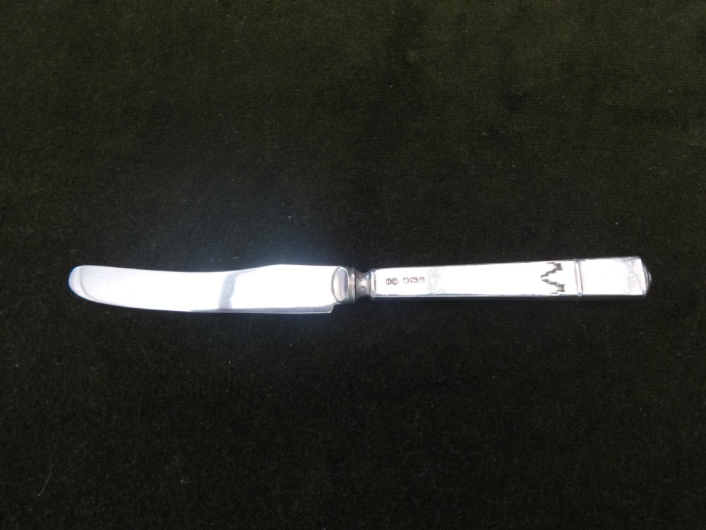 Cased Set of Silver Handled Cake Knives View II