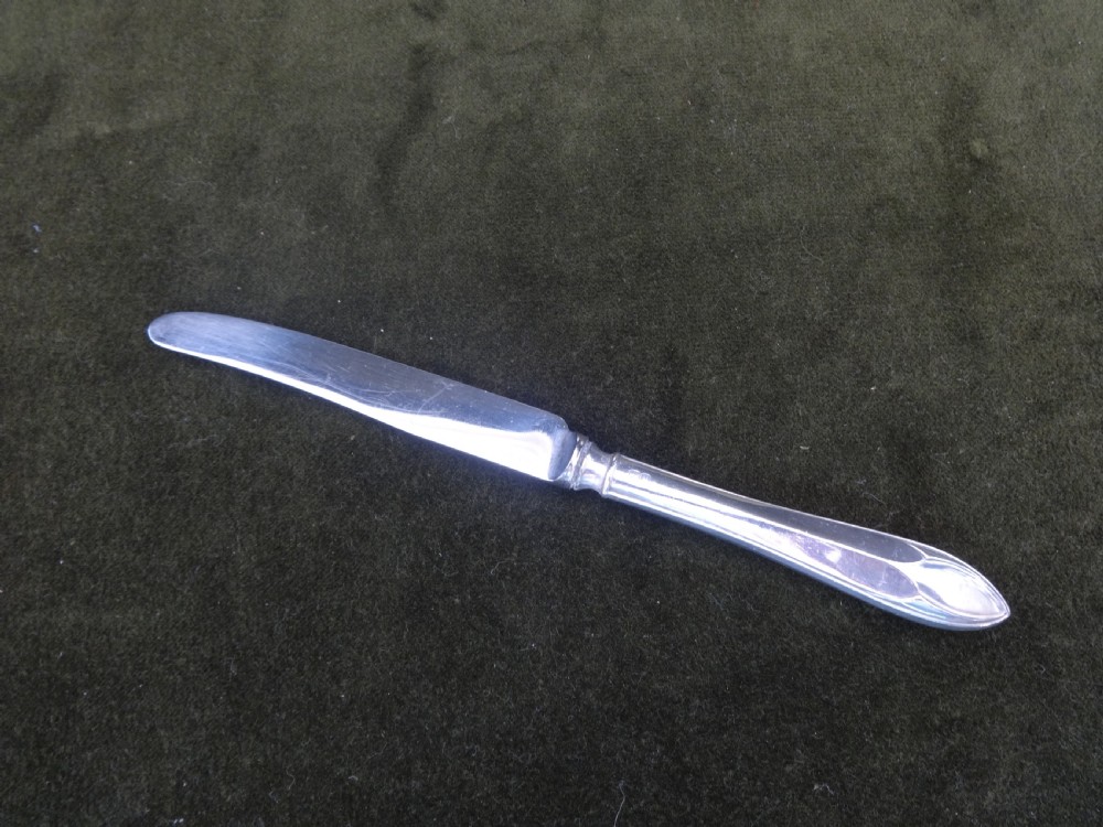 Boxed Set of Silver Cake Knives View II