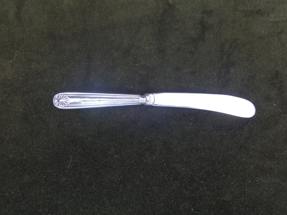 Cased Set of Silver Butter Knives View II