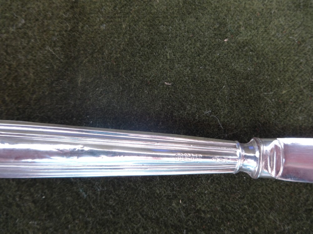 Cased Set of Silver Butter Knives View III