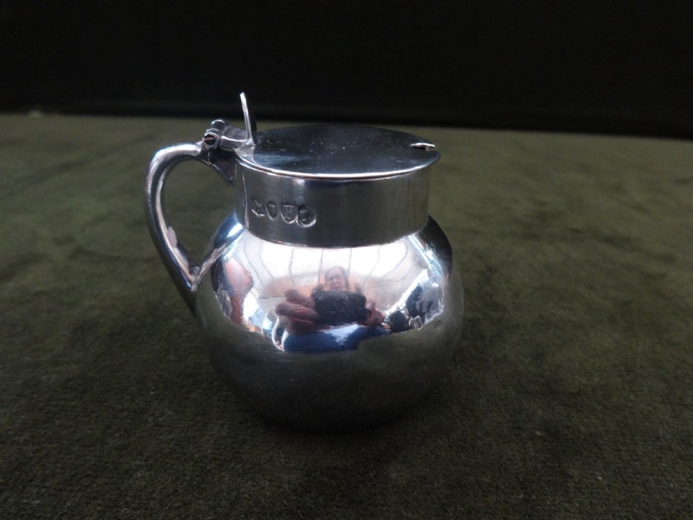 Jug Shaped Mustard Pot