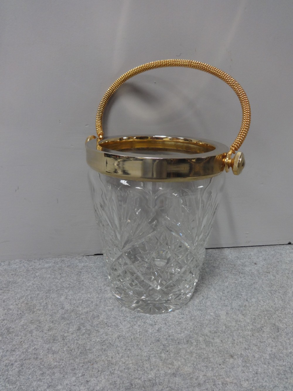 Wonderful Gilt Metal Wine Cooler