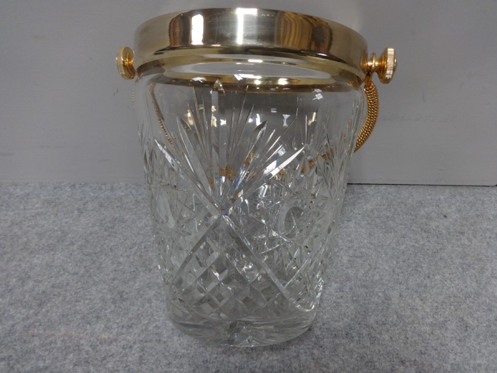 Wonderful Gilt Metal Wine Cooler View III