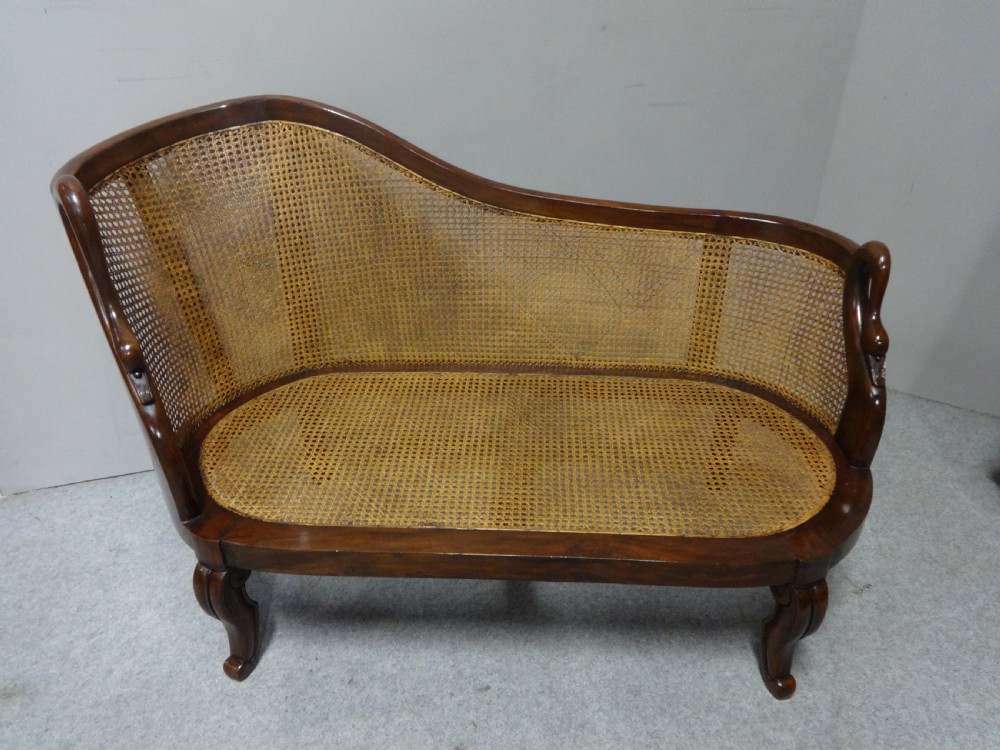 Wonderful Bergere Chaise Lounge of small proportions View V