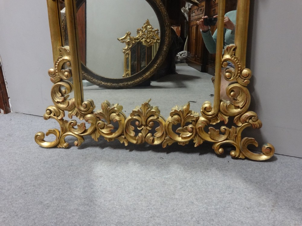 Large Gilt Overmantle Mirror View IV