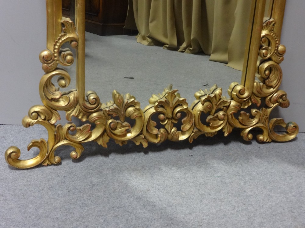 Large Gilt Overmantle Mirror View VIII