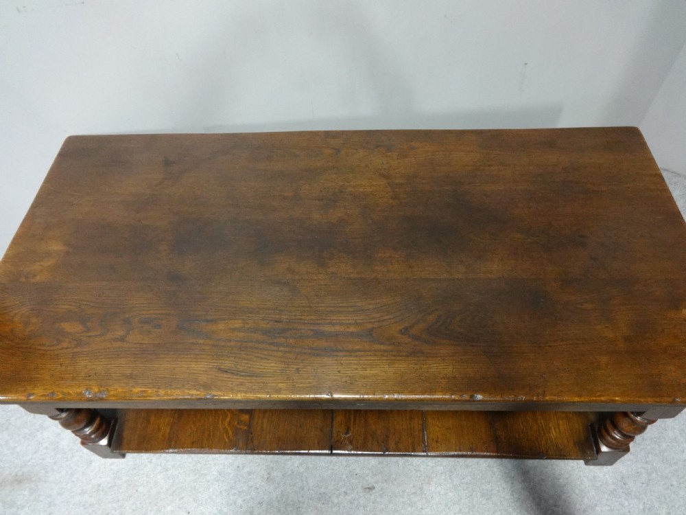 Superb Oak Plank Coffee Table View III
