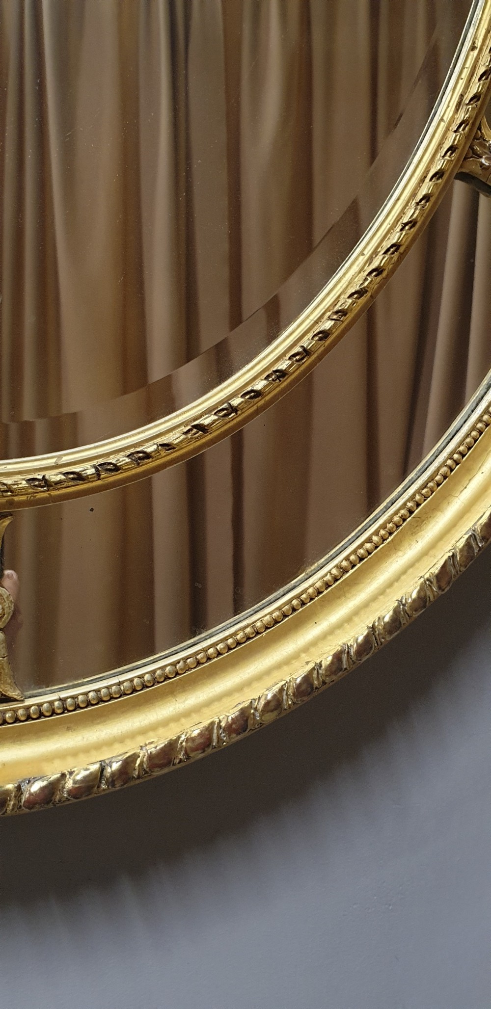 Superb French Marginal Gilt Mirror  View V