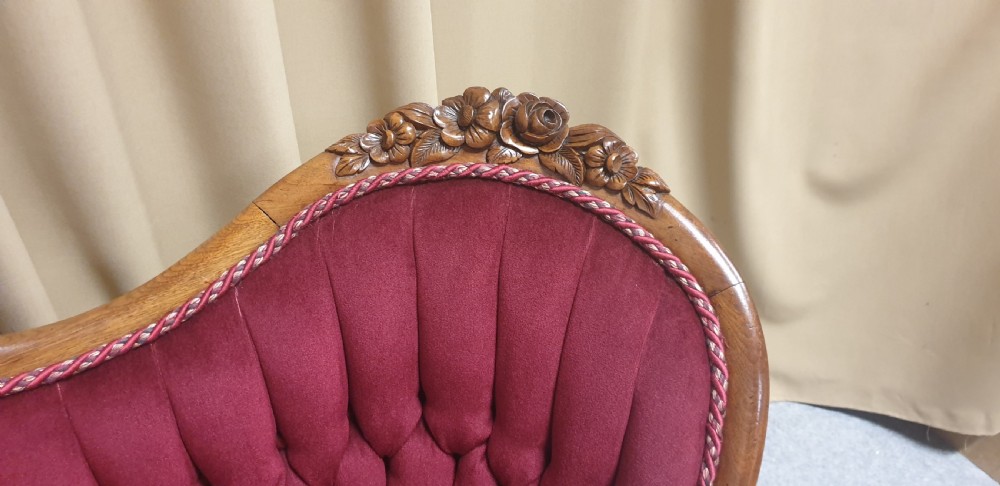 French Walnut Sofa View III
